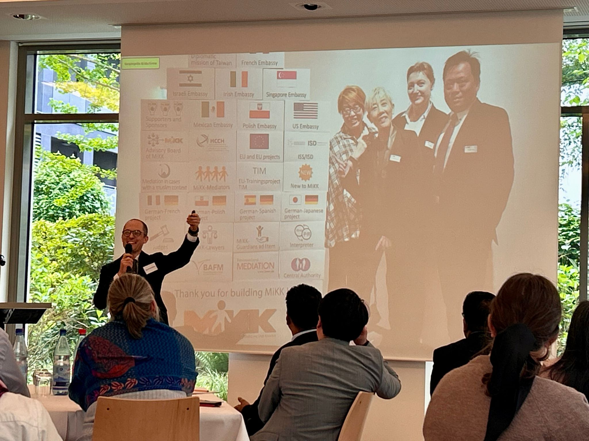 Workshop in der Botschaft von Singapur